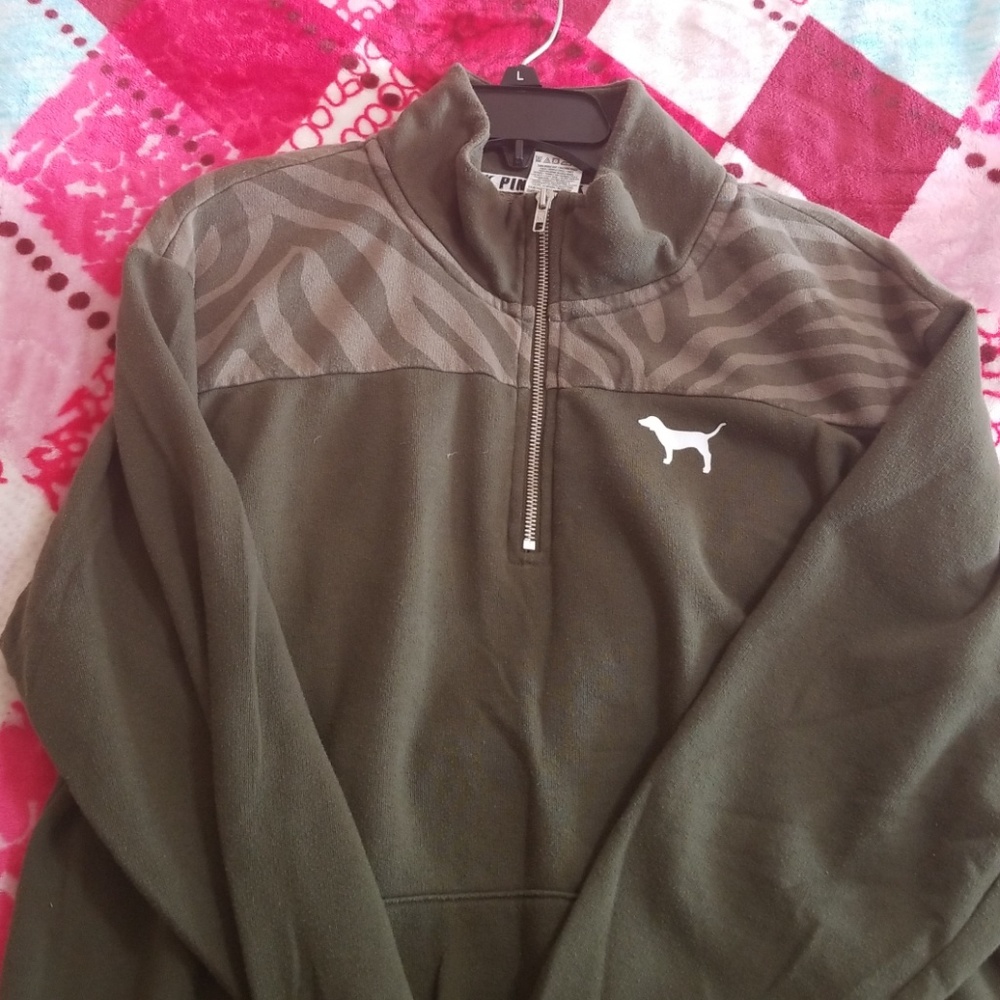 Pink Victoria secret sweatshirt